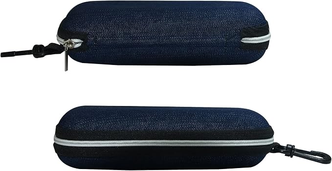 Unisex Semi-Hard Shell Eyeglasses Cases(3 Pack), Protective Case For Glasses