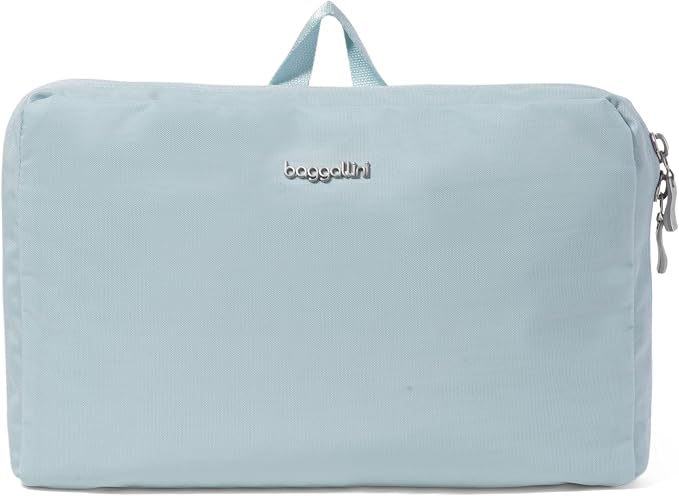 Baggallini Carryall Expandable Lightweight Travel Tote 22" Packable Folding Compact Nylon Washable Weekender w/Luggage Sleeve
