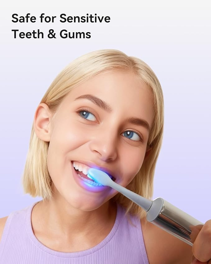 Pap Teeth Whitening Toothpaste, Hydroxyapatite Enamel Repair for Sensitive Teeth & Gums, Fluoride-Free, 28 Days Brightening, Flower Mint, 2.6oz (Pack of 4)