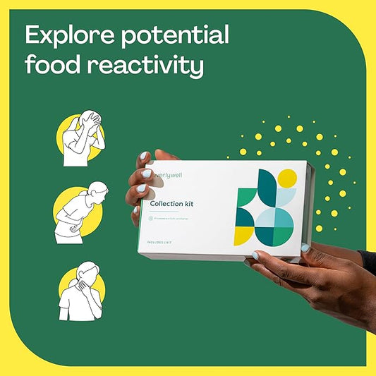 Everlywell Food Sensitivity Test - Learn How Your Body Responds to 96 Different Foods - at-Home Collection Kit - CLIA-Certified Labs - Ages 18 Plus