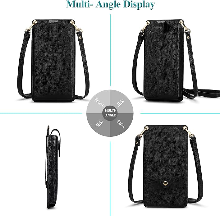 Peacocktion Small Crossbody Cell Phone Purse for Women, Lightweight Mini Small Crossbody Bags for Women with Card Slots
