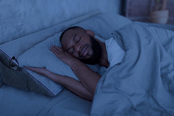 Kolbs Twin Size Bed Wedge Pillow for Headboard | Modern Stylish Pillow to Fill Gap Between Headboard and Mattress | Bed Gap Filler Twin