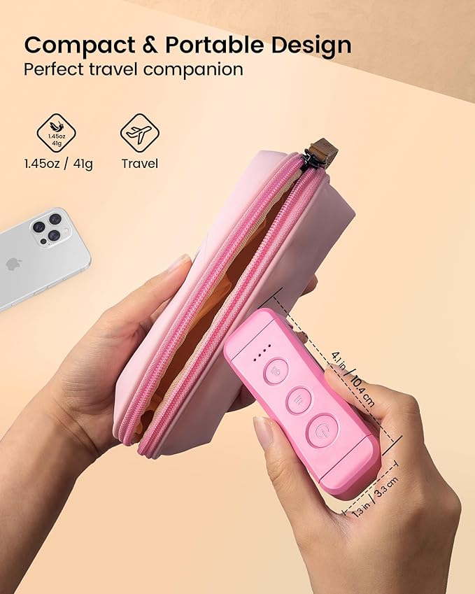 Glocusent USB Rechargeable Book Light, Portable Clip-on LED Reading Light, Reading Lights for Books in Bed with 3 Amber Colors & 5 Brightness Dimmable, Compact & Long Lasting, Perfect for Book Lovers