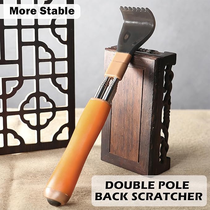 Back Scratcher for Adults 21.26 inch | Back Itch Relieve | Extendable Scratcher for Men Women Portable and Lightweight Orange