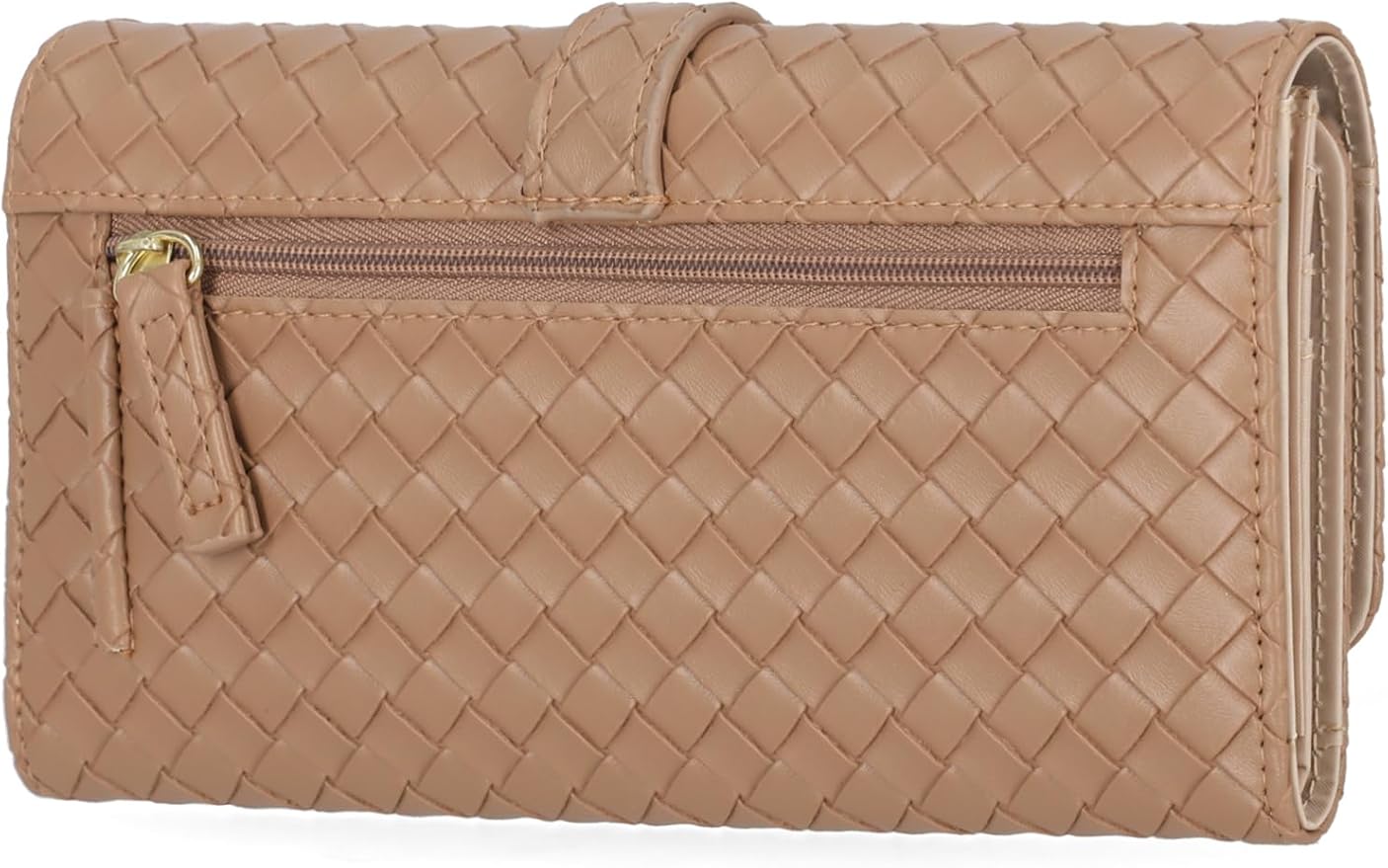 Mundi File Master Womens RFID Blocking Wallet Clutch Organizer With Change Pocket