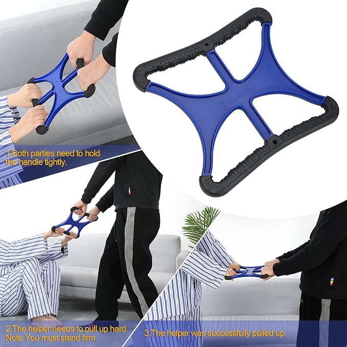 2PCS Liberty Lift, Lift Assist for Elderly, 450Lbs Weight Capacity, Standing Aids with No-Slip Grip Handles Increases Hand Friction, Supports Suitable for Arthritis, Obesity Lift Assist