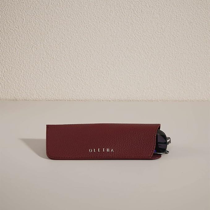 OLETHA Aesthetic Soft Glasses Case, Slip-in Design