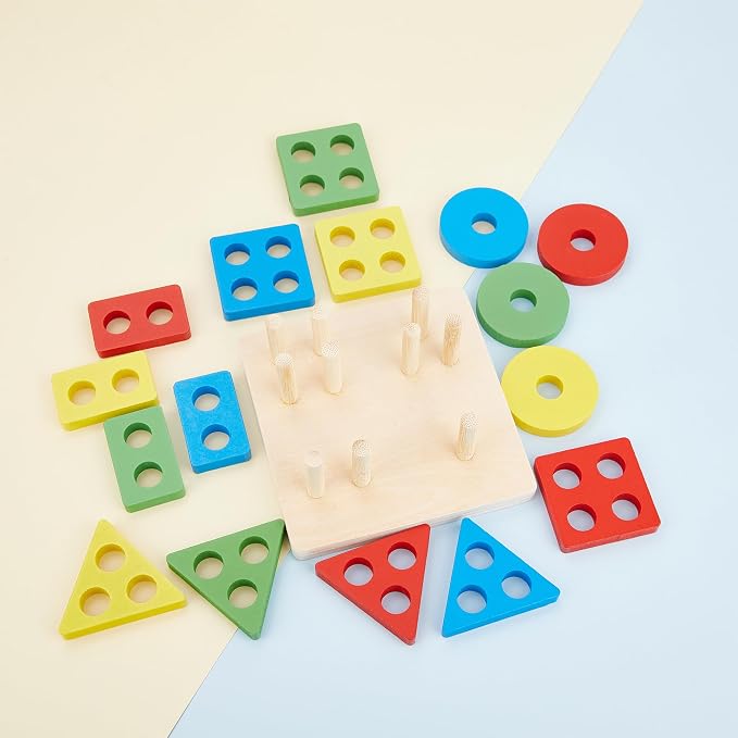 Dementia Activities for Seniors, Wooden Matching Puzzle Board