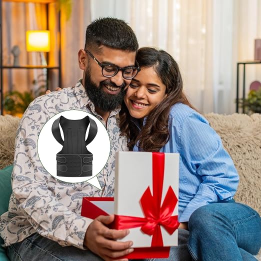 Posture Corrector for Women and Men, Back Straightener Posture Brace for Pain Relief, Back Belt Support with Adjustable Shoulder Straps and Height for Scoliosis Hunchback