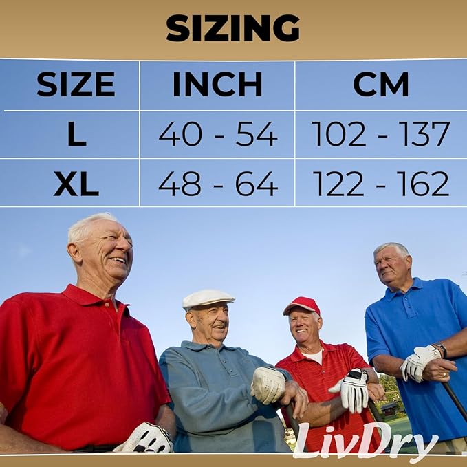 LivDry Mens Incontinence Underwear, Premium Adult Diapers for Men, Ultimate Max Protection, X-Large 11-Pack