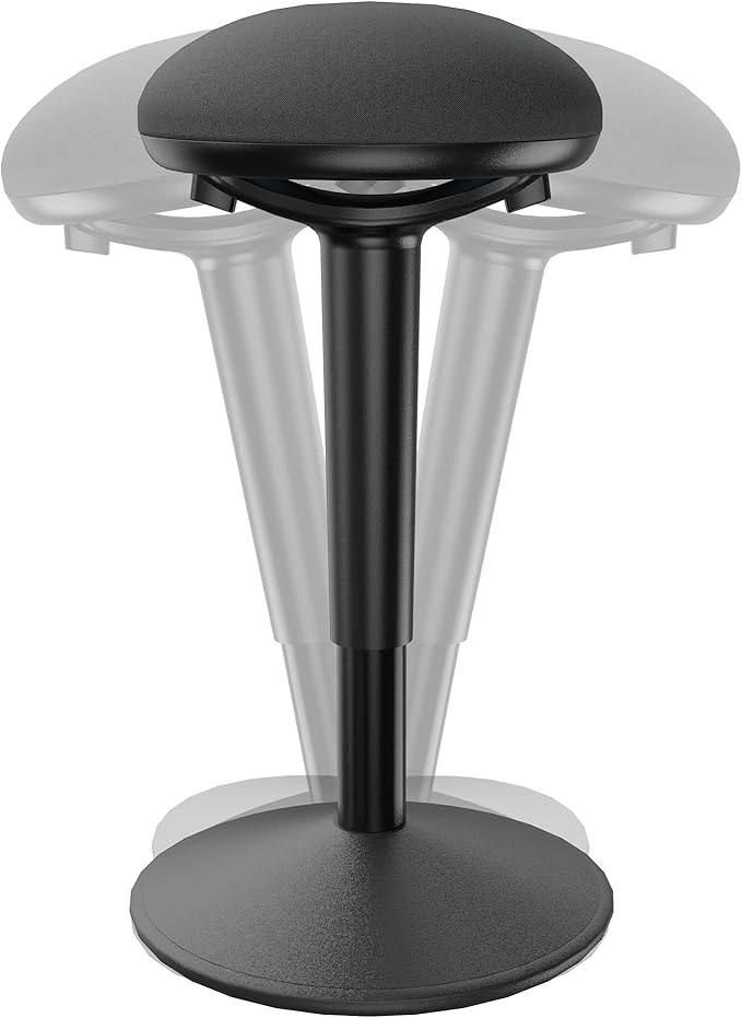 Standing Desk Chair with 360-Degree Standing Desk Chair with Memory Foam Seat Cushion, Lightweight & Flexible