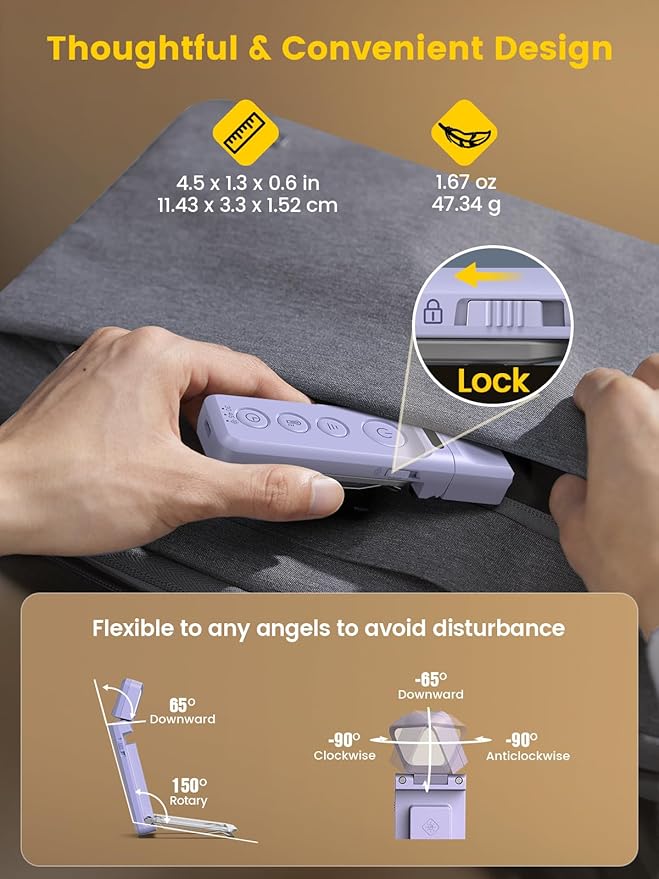 Glocusent 14 LED Sleep Aid Reading Light, Eye Caring Book Light for Reading in Bed, 3 Colors & 5 Brightness Stepless Adjustable, Rechargeable for 90 Hrs with Timer, Perfect Book Lamp for Bookworms