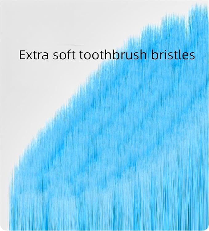Extra Soft toothbrushes for Adults,Suitable for Sensitive Teeth and People with periodontal Disease,Big and Long Toothbrush Head.【Colors Vary, 4 Count】