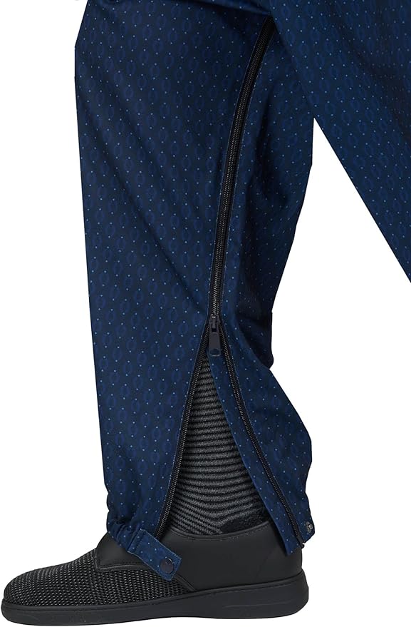 Ovidis Dementia Clothes - Alzheimers Anti-Strip Jumpsuit with Back-Zipper for Elderly Men - Bobby