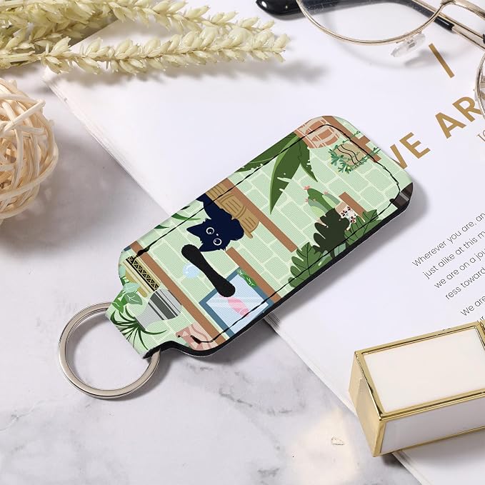 Chapstick Holder Keychain Lip Balm Holder with Clip