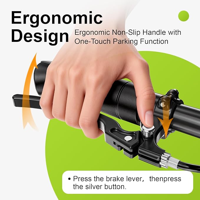 Deluxe Medical Scooter Double Handbrake, All Terrain Steerable Knee Scooter Crutch Alternative, for Adults Injured Ankle & Foot Recovery in Blacks