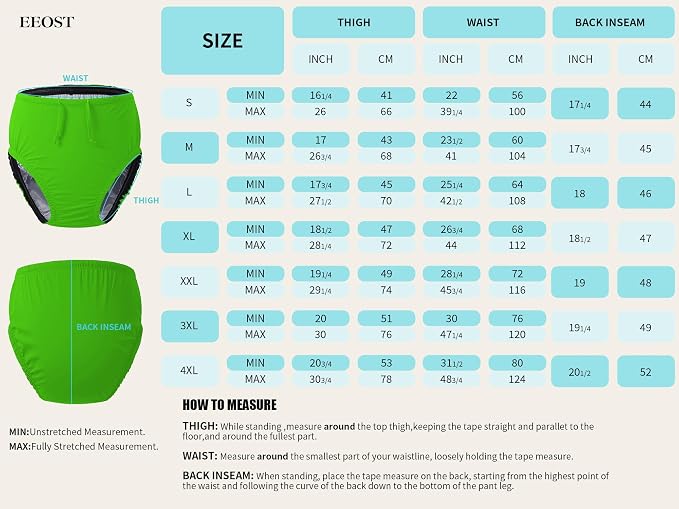 Adult Reusable Swim Diapers Special Needs Swimwear for Incontinence | Adult reusable swim diaper with waterproof leakproof cover for incontinence and pool use
