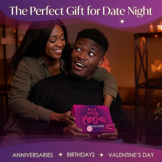 Playful Would You Rather Card Game for Couples - 200 Spicy Conversation Cards & Date Night Dares | Fun Gaming Cards for Two | Relationship Card Game for Deeper Connection