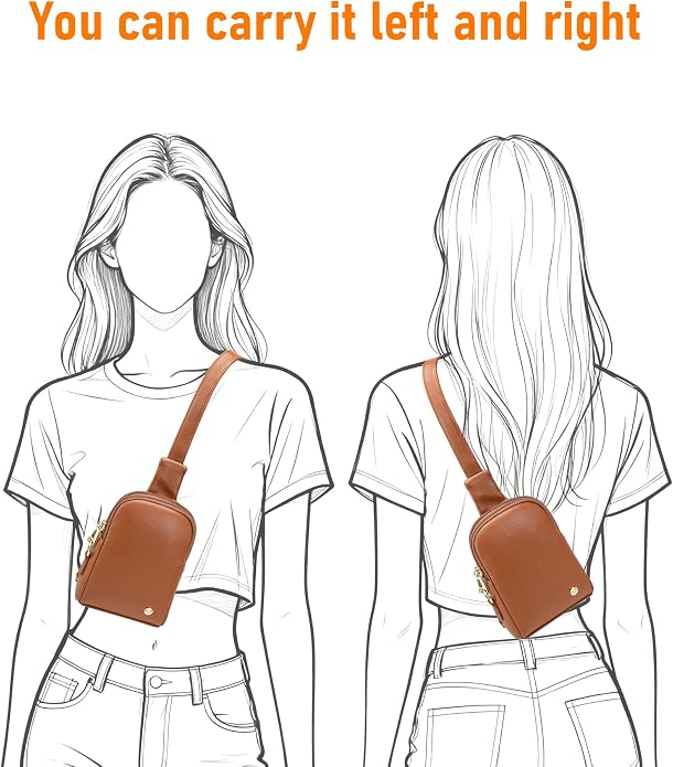 Lightweight Small Crossbody Sling Bag for Women | Mini Travel Purse,Multi-pocket with Card Slots,Durable Vegan Leather,Everyday Carry
