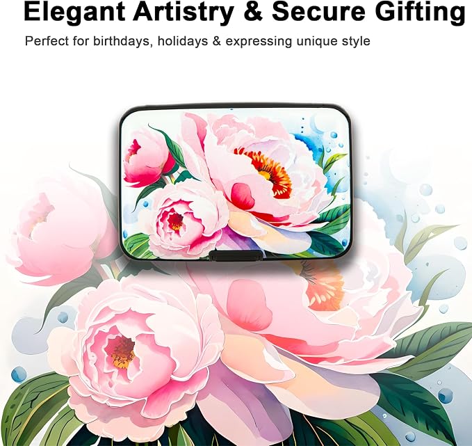 Credit Card Holder Small RFID Blocking Wallet Business Metal Slim Mini Aluminum Hard Case for Women Men