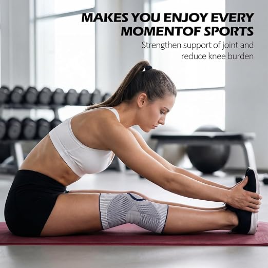 GOOGAH Knee Compression braces 1-Pack - Pain Relief Support for Arthritis, ACL & Meniscus Tears | Breathable Nylon Knee Sleeves for Men & Women | Sizes XXS-2XL