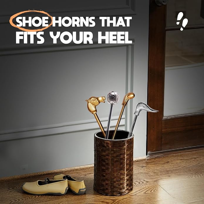 Shoe Horn Long-Handled, Lightweight Durable Shoe Horns for Boots, Shoe Wearing Stick for Men Women Kids Seniors