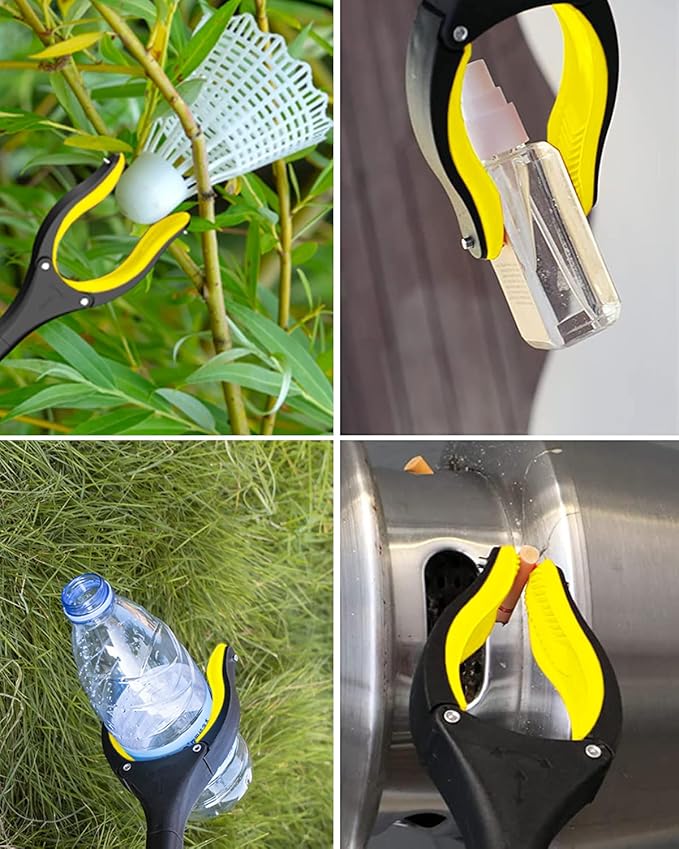 38" Extra Long Grabber Tool with 360°Rotating Anti-Slip Jaw, Lightweight Reaching Aid Reacher Tool, Arm Extension Heavy Duty Grabbers for Elderly (38 Inch - 2PCS)