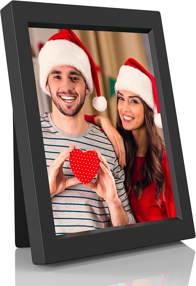 KWANWA 5x7 Recordable Picture Frame β 20-Second Voice Recording, Personalized Talking Photo Frame, Holds 5x7 Photos, Vertical or Horizontal Display, Tabletop & Wall Mount, Sentimental Keepsake β for Mom, Dad, Grandparents, Long Distance, Memorial, Birt...