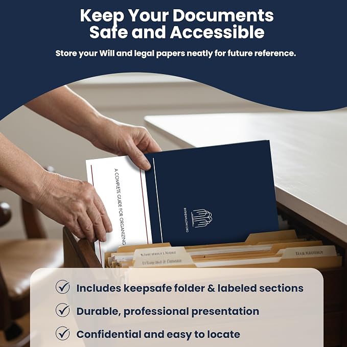 Estate Planning Kit with Digital Access – Last Will and Testament Kit, Living Will, Durable Power of Attorney & Medical Directive - Attorney Approved Forms, Valid in 50 States