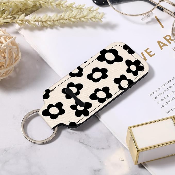Chapstick Holder Keychain Lip Balm Holder with Clip