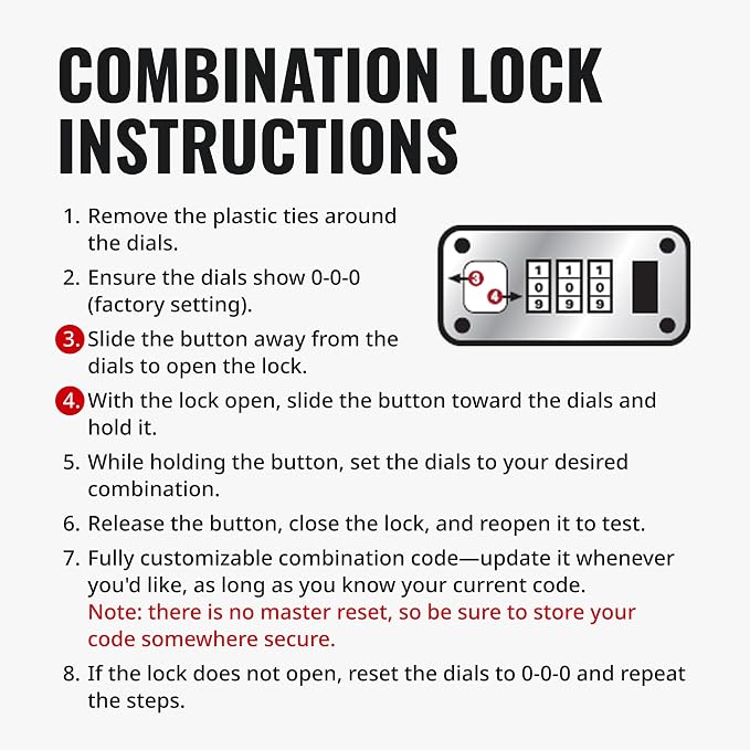 Vaultz Locking Storage Chest with Dual Combination Lock-Small Lock Box for Laptops, Tablets & Valuables, Lockable Storage Box with Code, Keyless Lockbox for Dorm, Home & Travel 18.11" x 12.99" x 6.18"