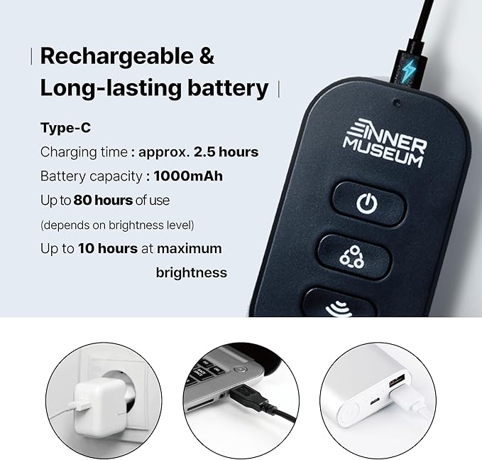 Clip-On Light for Clothes with Portable Case – Book Light, USB Rechargeable LED Lamp for Reading in Bed, Eye-Friendly 3 Color Modes, 3-Level Dimming