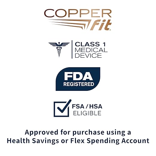 Copper Fit Mobilizer Knee Sleeve – ProSeries with Removable Side Stabilizers Knee Support for Advanced Recovery – Mobility, Knee Pain, Swelling, Inflammation, Circulation, Arthritis, Tendonitis (S/M)