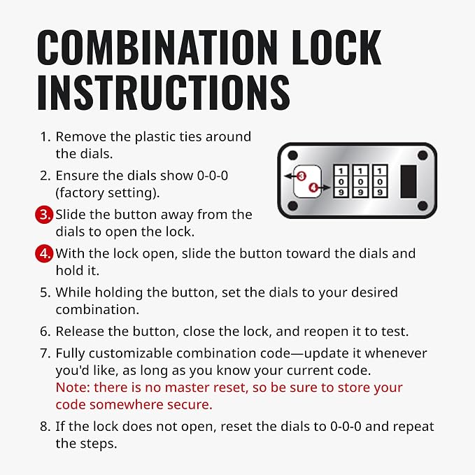 Vaultz Locking Storage Chest with Dual Combination Lock-Small Lock Box for Laptops, Tablets & Valuables, Lockable Storage Box with Code, Keyless Lockbox for Dorm, Home & Travel 18.11" x 12.99" x 6.18"