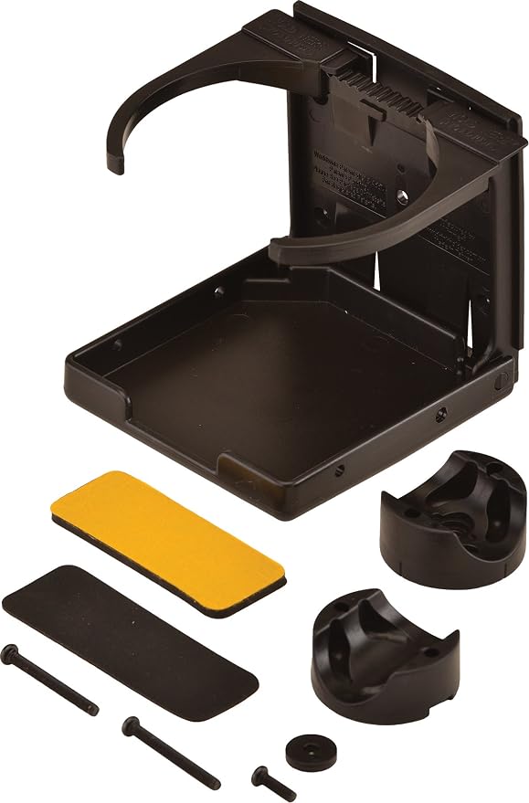 NOVA Cup Holder for Walker, Rollator, Transport Chair, Wheelchairs – Universal Fit on Round Tube Only, Adjustable & Foldable Drink Holder (Pack of 2)