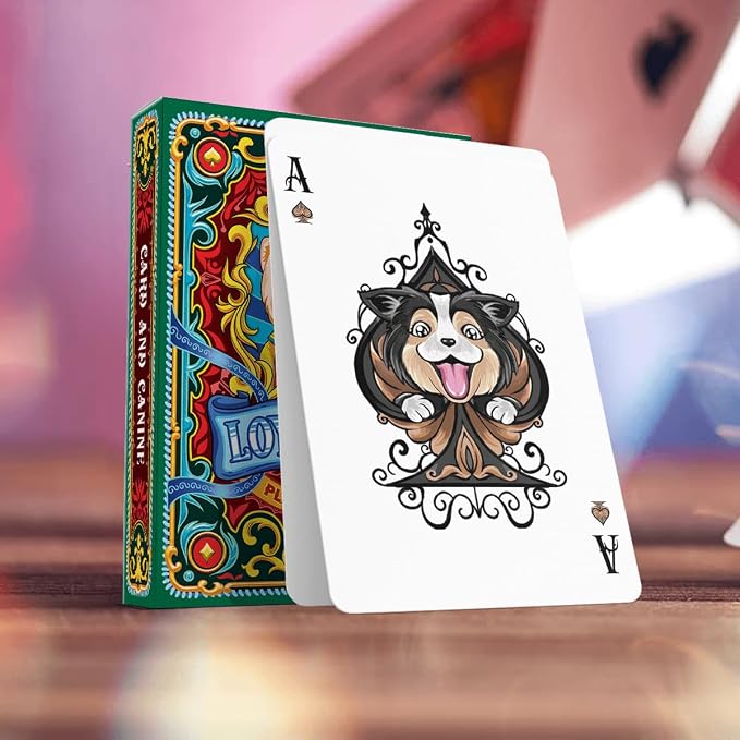 99FOX Loyal Dog Playing Cards for Adults Teens Family Royalty Animal Themed Card Gifts