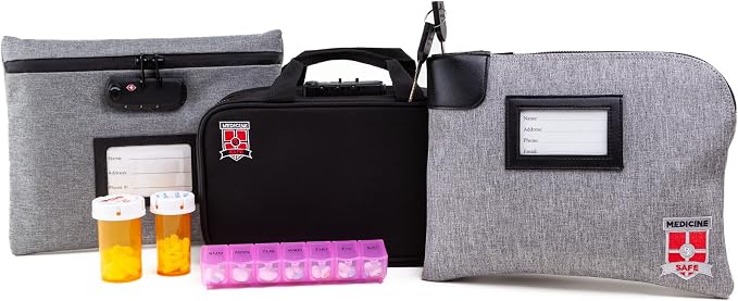 MEDICINE RX SAFE Medication Travel Bag