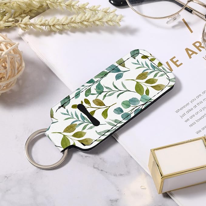 Chapstick Holder Keychain Lip Balm Holder with Clip