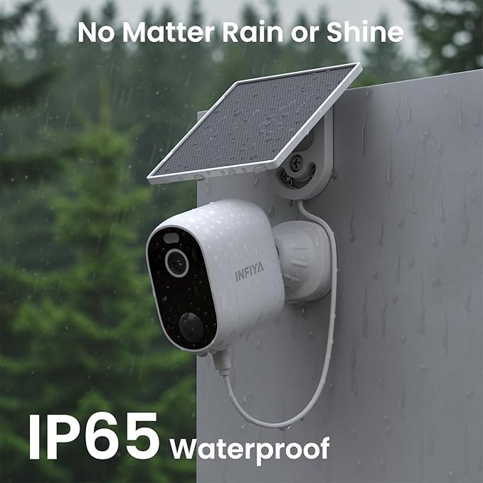 2K Outdoor Camera Wireless-Solar Camera Outdoor Wireless for Home Surveillance with AI Human Detection&Push Notifications, Color Night Vision, Easy Setup, 2.4GHz Wi-Fi, Works with Alexa, Z1 1P