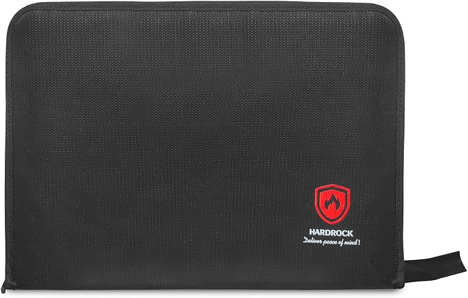 Fireproof Accordion File Organizer,Important Document Organizer,end of Life Planner Organizer Binder,Expanding Portable fire Proof Document Bag,Waterproof Folio Holder File folders for A4 Paper