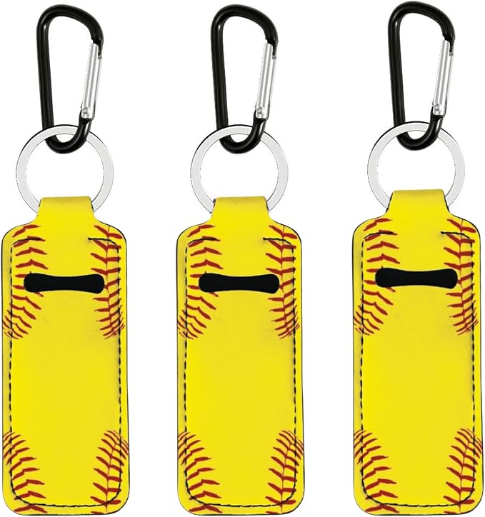 Chapstick Holder Key Chain Lipstick Holder Lip Balm Holder Keychain | Stocking Stuffers Gift, Compatible with Chapstick, Lip Balm and Lipstick, Bag Charm Accessories, Gifts for Women Friend