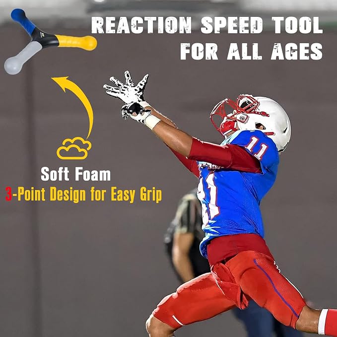 PodiuMax Hand Eye Coordination Trainer for Reaction Speed & Agility Training | Reflex Catch Training Tool to Improve Focus, Balance & Coordination for Sports, Fitness, and Team Practice