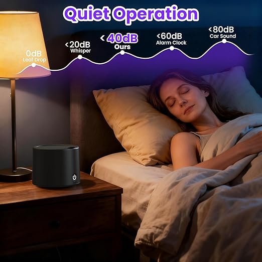 Ultrasonic Retainer Cleaner Machine, 50kHz Dental Cleaning Pod for Braces, Dentures, Aligners, Invisalign, Mouth Guards, 200ML with 3 Modes, Professional Oral Appliance Jewelry Cleaner, Black