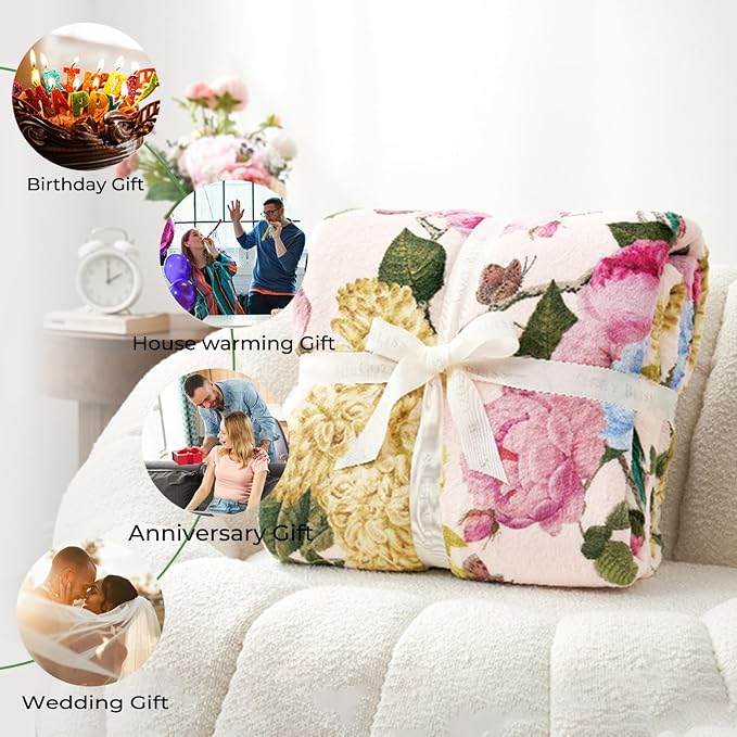 Chicken Nugget and Kitten Blanket Gifts for Kids Girls Boys,Cute and Humorous Food Throw Blankets,Soft Comfy Lightweight for Room Couch Bed Modern Adorable Decor,Feline Lover 60x50in