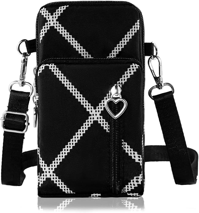 Small Crossbody Bag for Women - Mini Phone Purses with Crossbody Strap and Wallet - Nylon Arm Bag