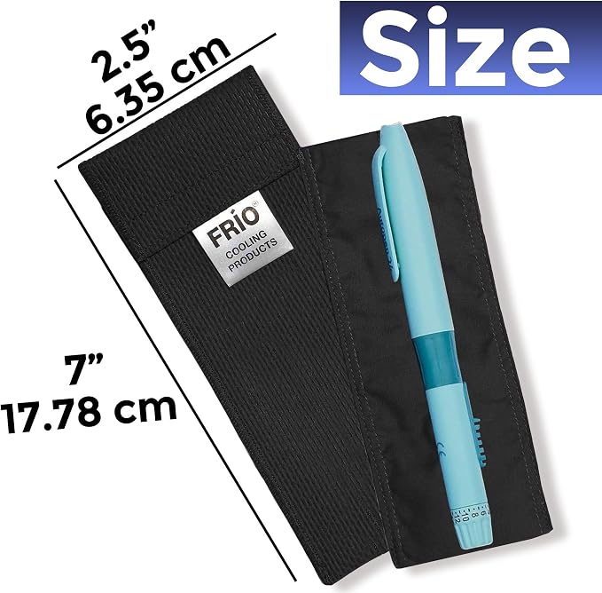 FRIO Cooling Wallet - Insulin & GLP-1 Cooler for 45+ Hours - GLP-1 Shots Holder - Black - Individual