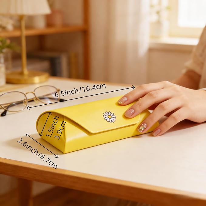 Glasses Case Hard Shell, Cute Sunglasses Case, Glass Cases for Eyeglasses Women, Reading Eye Glass Cases