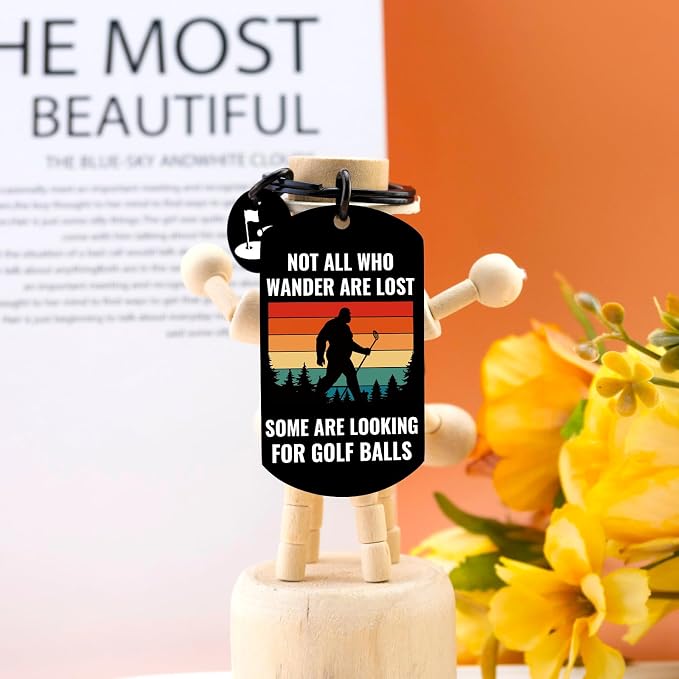 Golf Gifts for Men Funny Golf Keychain Gifts for Him Golfing Accessories