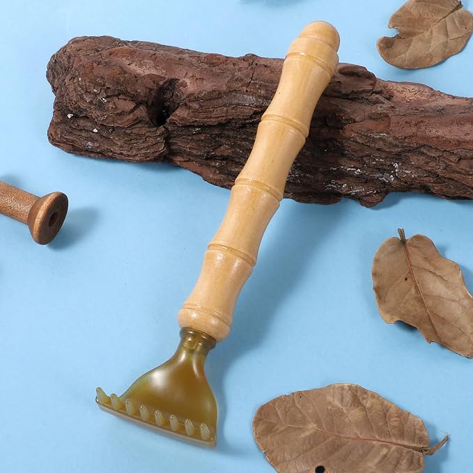Extendable Bamboo Backscratcher, Portable Back Scratcher Telescoping Body Scratcher for Men Women