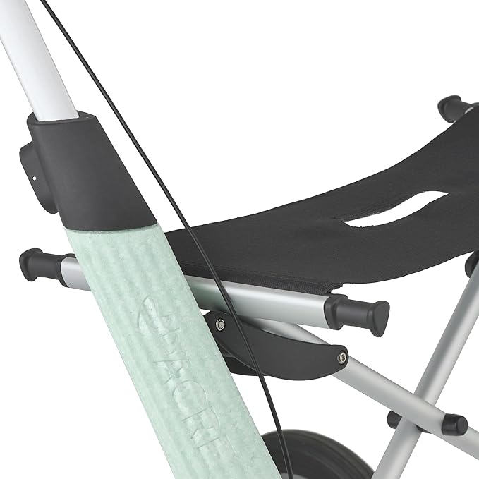 byACRE Nordic Pioneer - Versatile Lightweight Aluminium Rollator - Only 5.9 kg/for Indoor & Outdoor/Easy Folding with Integrated Seat (Glacier Green)